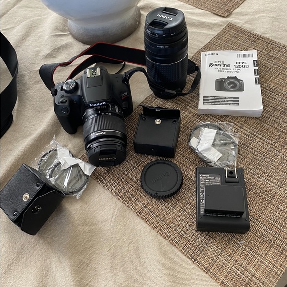 Canon EOS 1500D DSLR Camera Kit with Black Finish